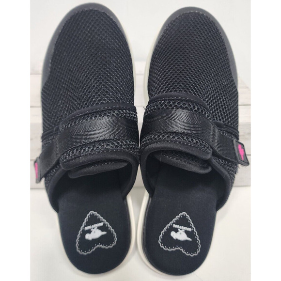 Rocket Dog, Hook & Loop Adjustable Slide Mule w/Top Mesh in Black Women Size 9.5 - Picture 3 of 9